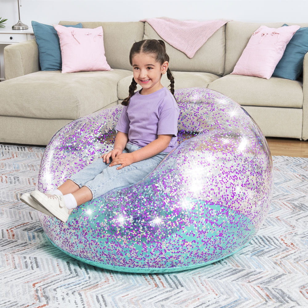 BESTWAY Надуваемо кресло Glitter Dream