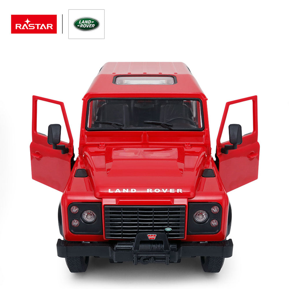 RASTAR Кола с отварящи се врати LAND ROVER DENFENDER R/C 1:14