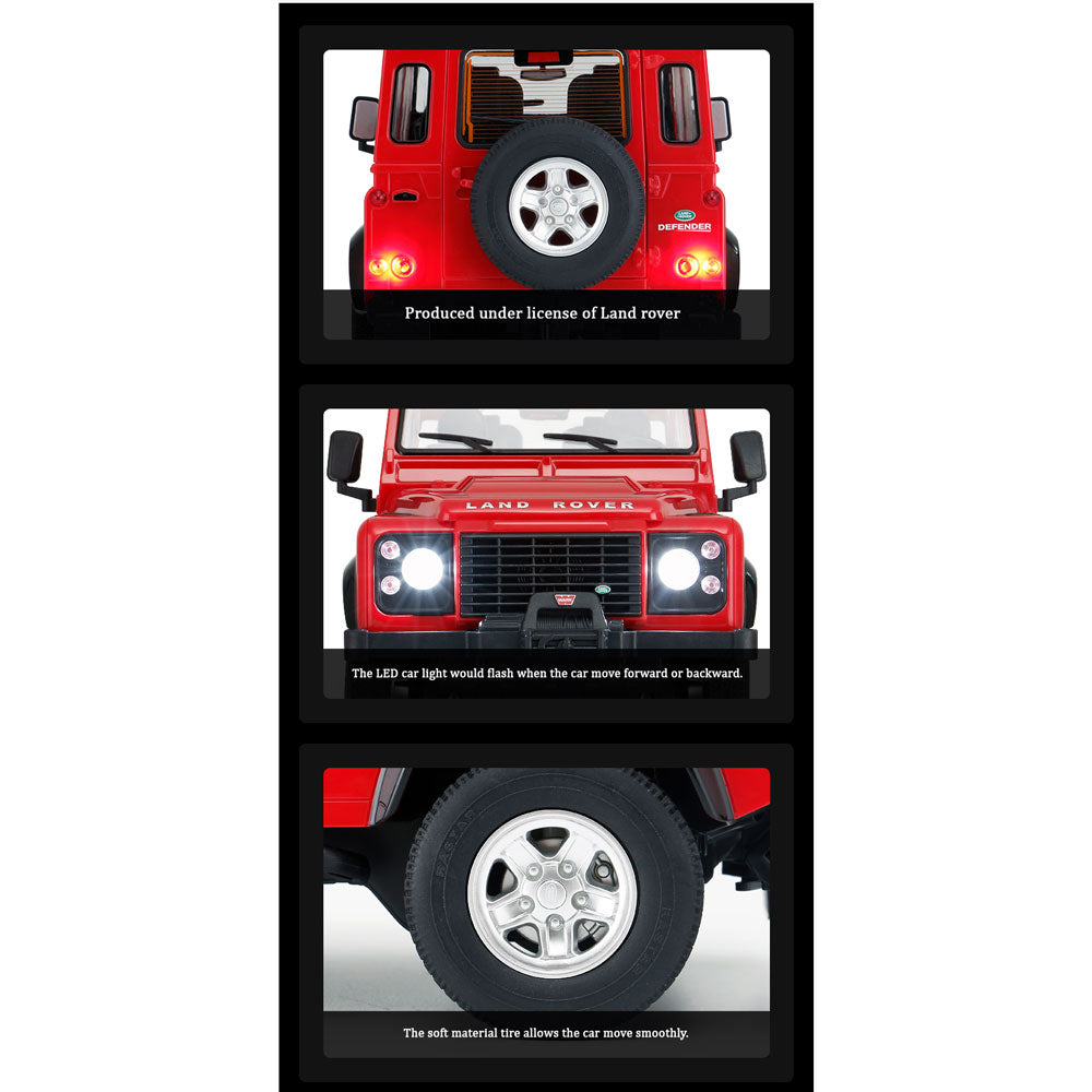 RASTAR Кола с отварящи се врати LAND ROVER DENFENDER R/C 1:14