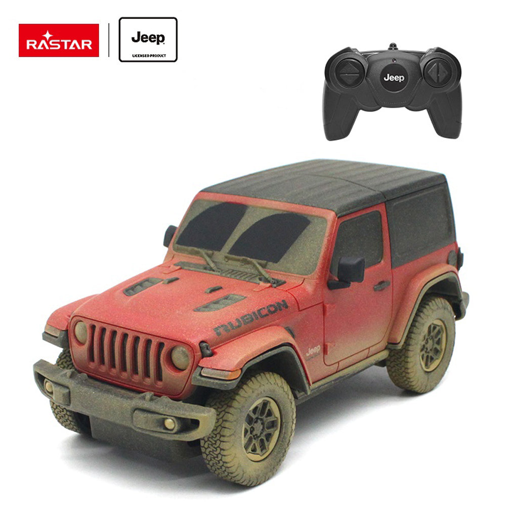 RASTAR Джип JEEP Wrangler Rubicon Muddy Version Radio/C 1:24