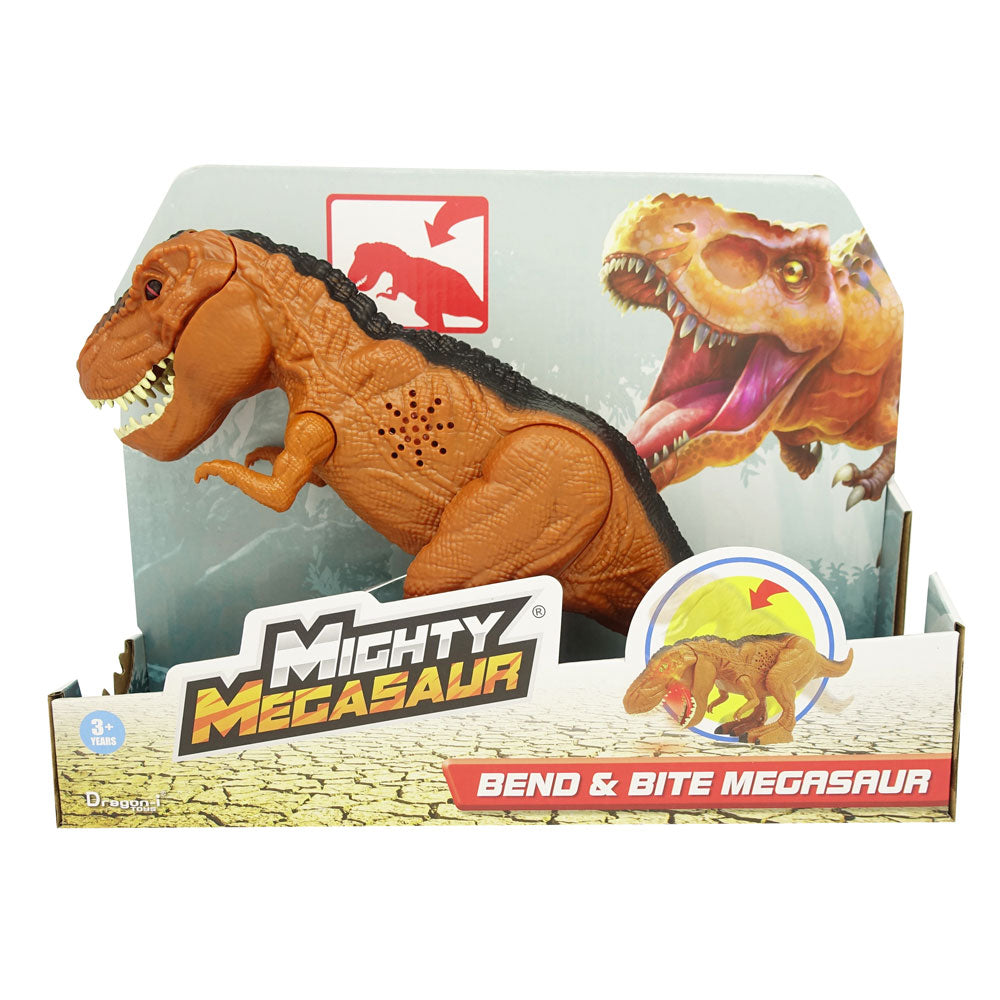 MIGHTY MEGASAUR Динозавър T-REX Bend & Bite звук и светлина