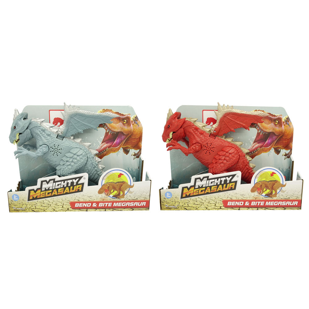 MIGHTY MEGASAUR Дракон Bend & Bite звук и светлина