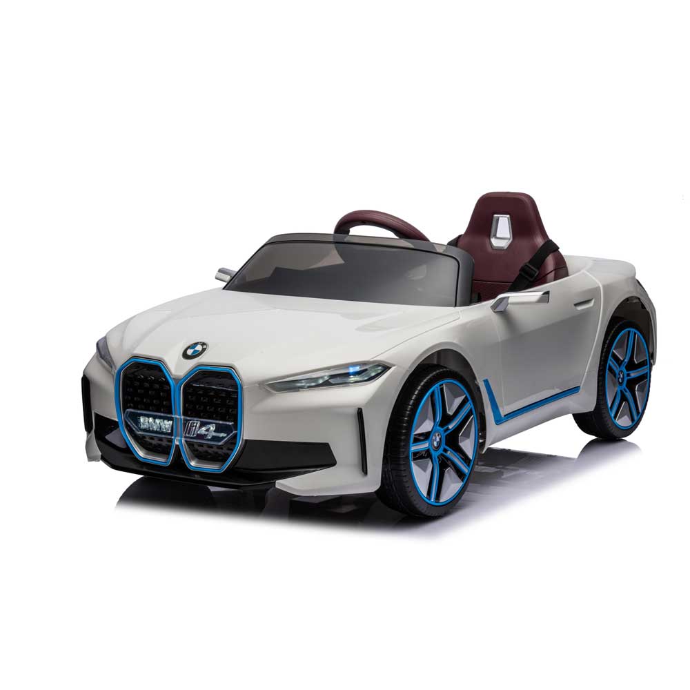 Кола Акумулаторна 12V BMW с родителски контрол Бяла
