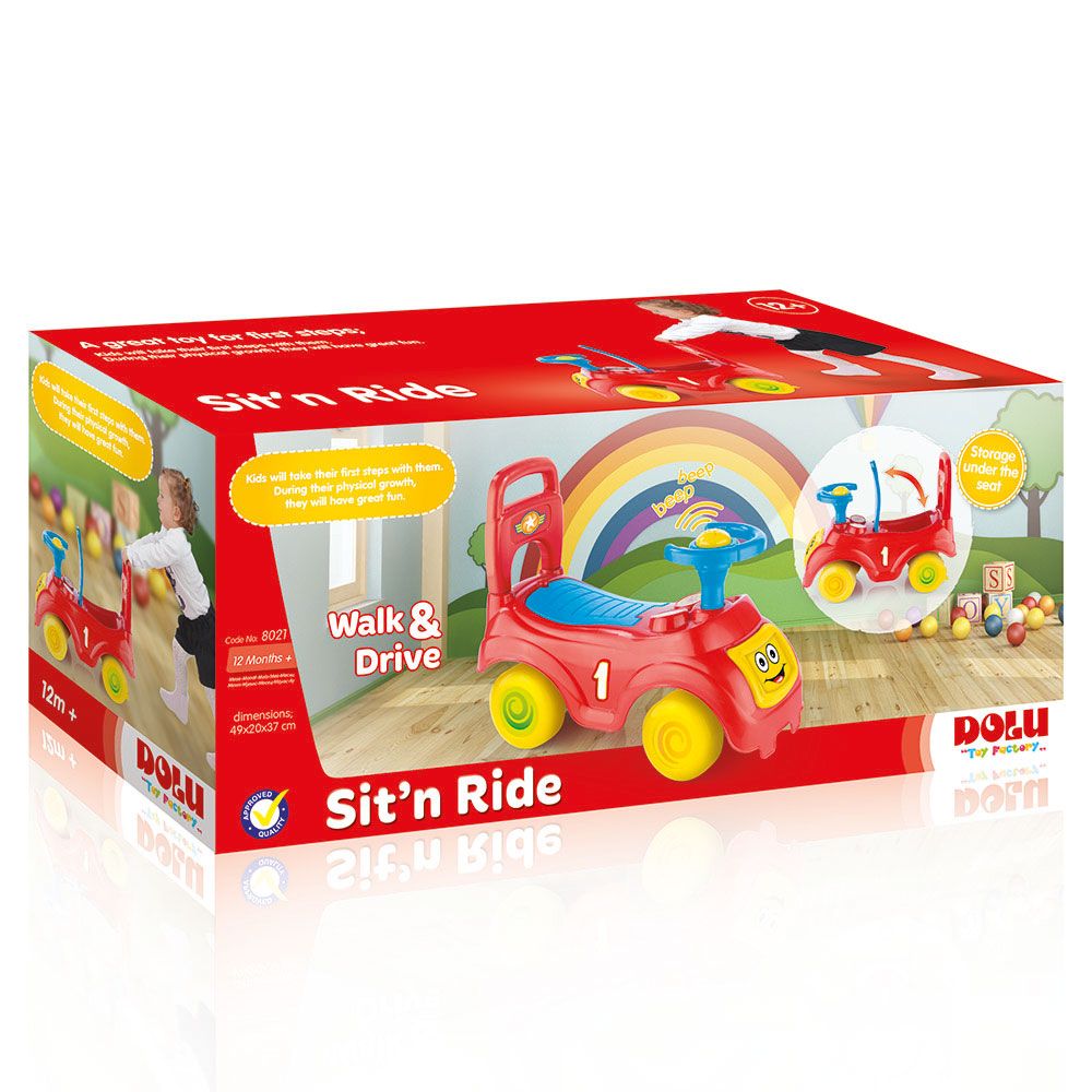 DOLU Кола за возене Ride-On Очички