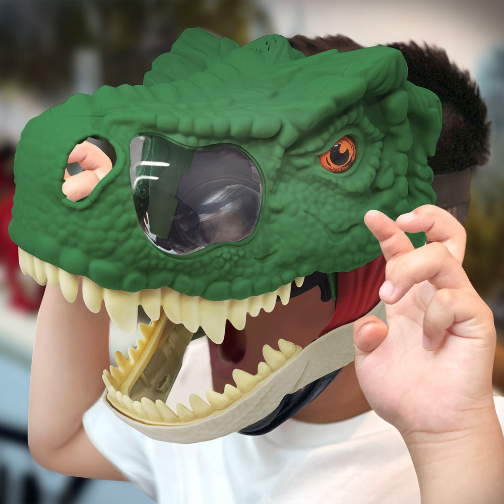 MIGHTY MEGASAUR Маска със звуци Mega Hunter