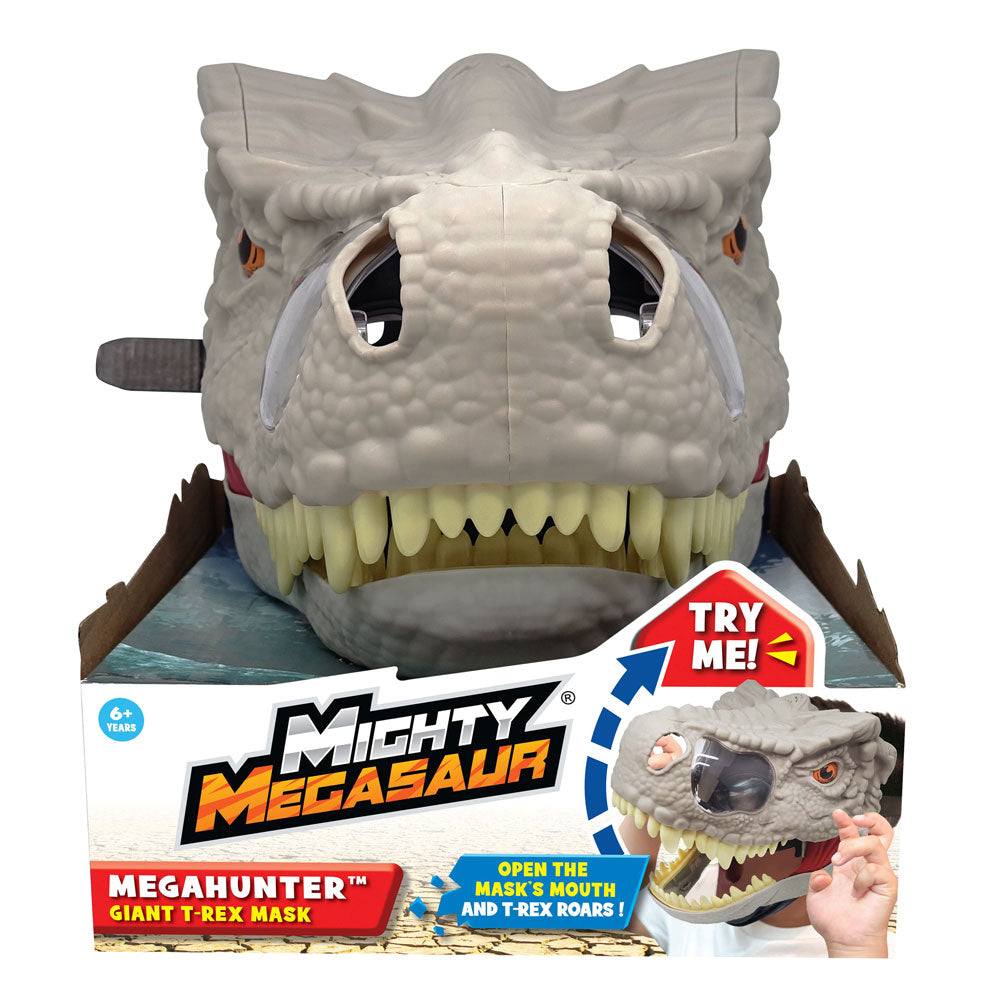 MIGHTY MEGASAUR Маска със звуци Mega Hunter