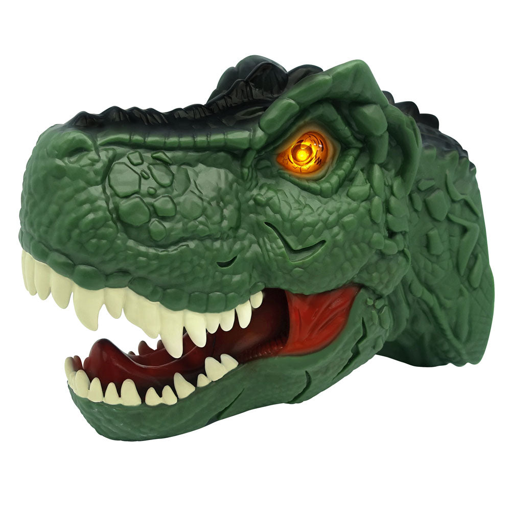 MIGHTY MEGASAUR Глава динозавър T-REX Hand Puppet звук и светлина