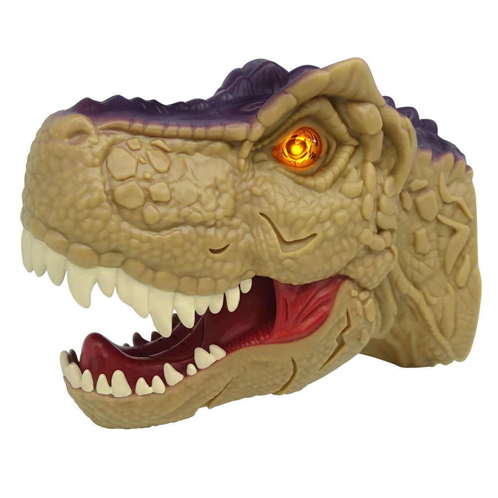 MIGHTY MEGASAUR Глава динозавър T-REX Hand Puppet звук и светлина