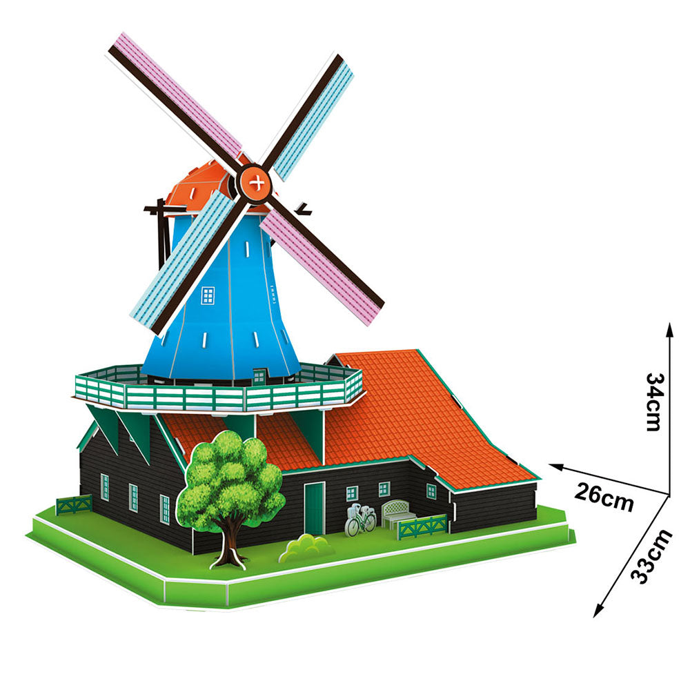 CubicFun 3D Пъзел DUTCH WINDMILL MC219h
