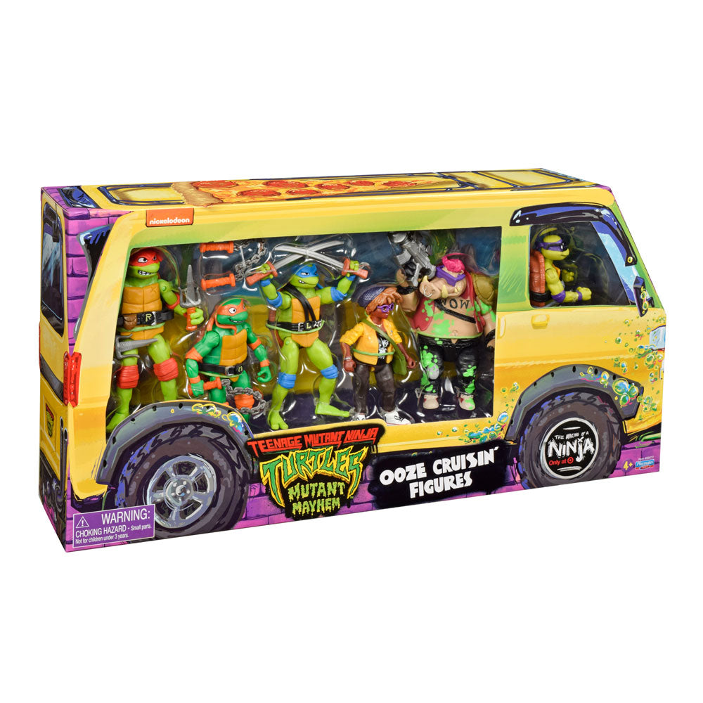 TMNT Костенурки нинджа Пълен хаос 6 фигури на пътешествие