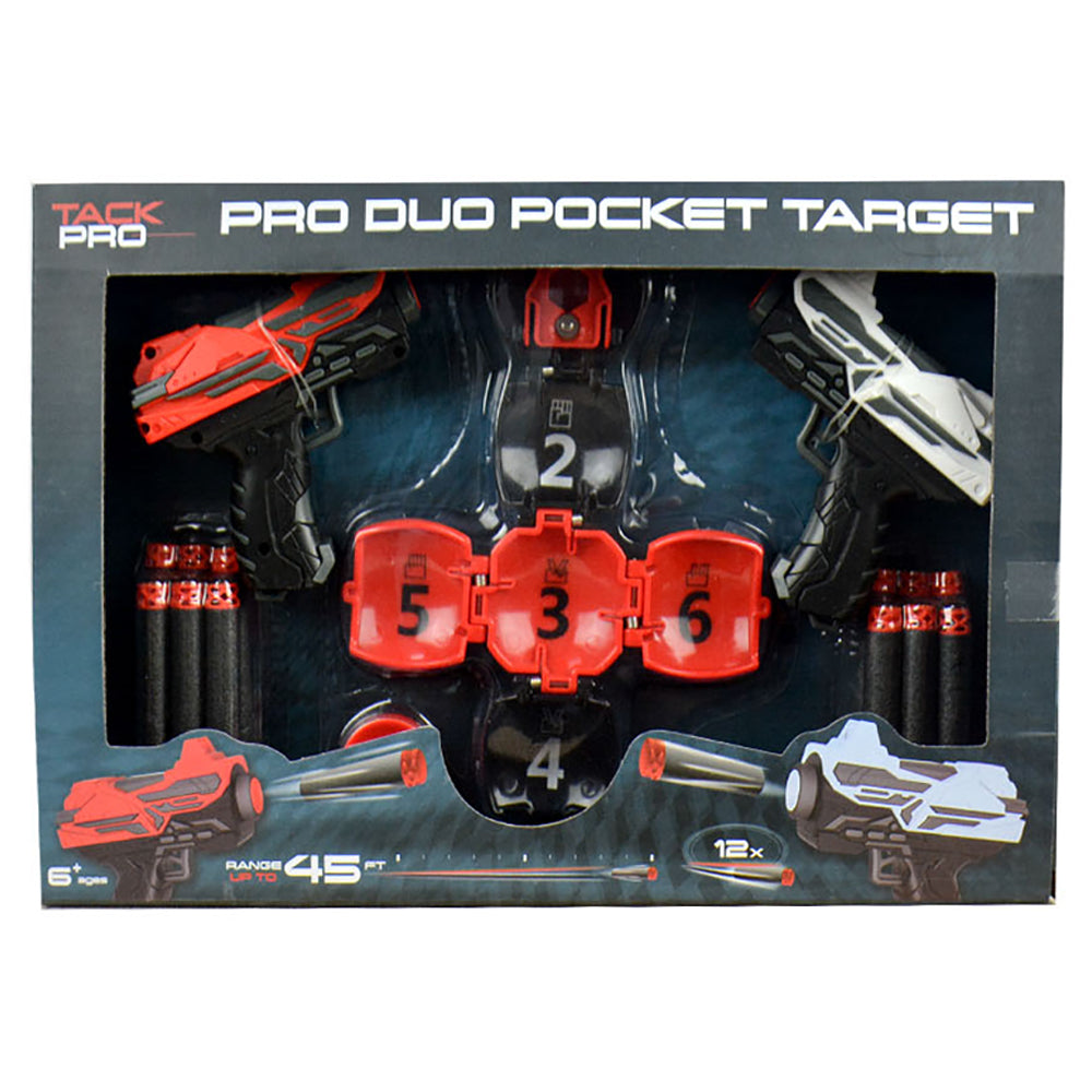 RED GUNS Мини пистолет 2 бр. с 12 меки стрели и мишена