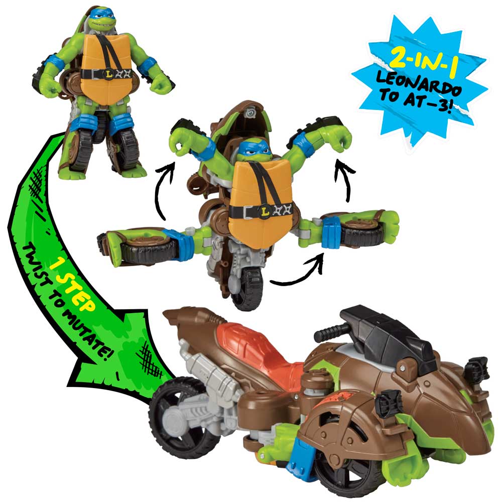 TMNT Костенурка нинджа транформър Twist and Mutate