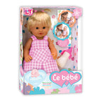LT Пишкаща кукла с коса LE PETIT BEBE