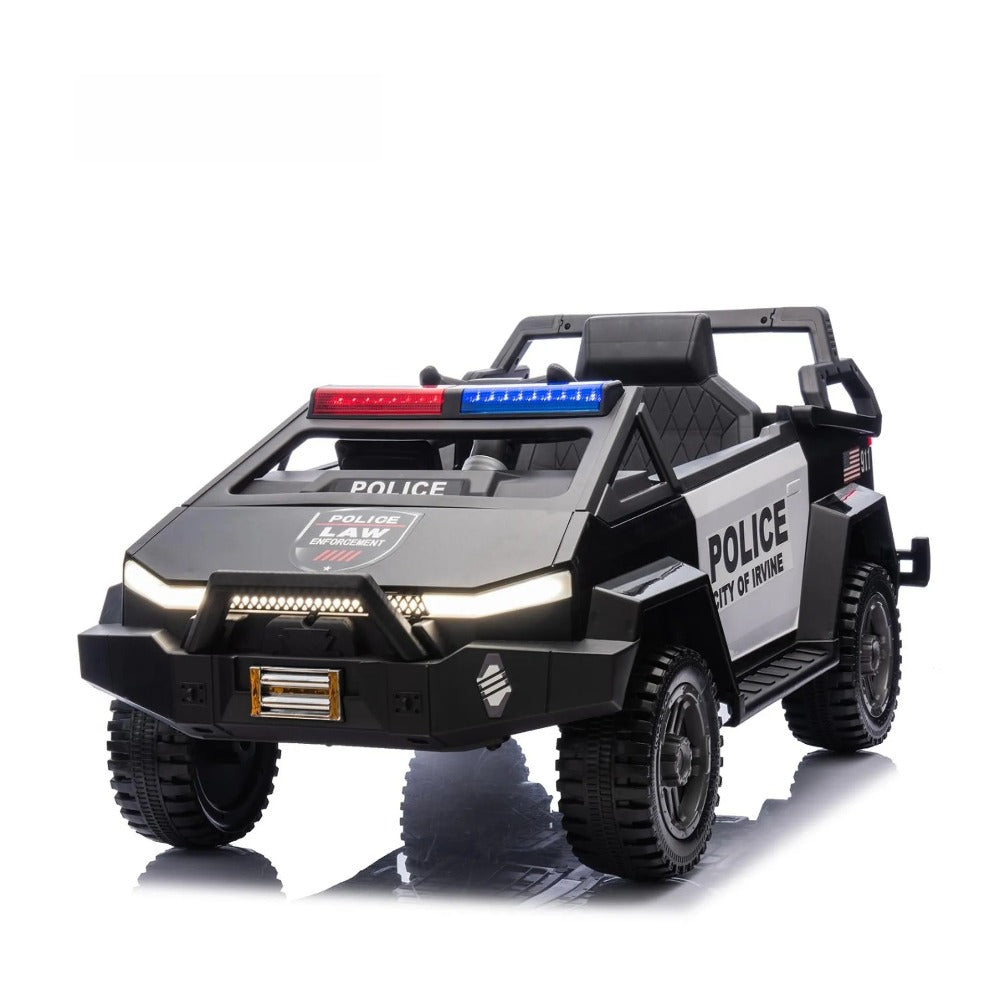 OCIE Бъги Акумулаторно 12V Полиция UTV с родителски контрол 114x63x53 Черно