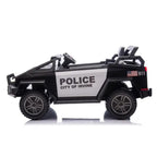 OCIE Бъги Акумулаторно 12V Полиция UTV с родителски контрол 114x63x53 Черно