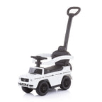Chipolino Кола за яздене с дръжка и сенник Mercedes G350d Бяла