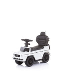 Chipolino Кола за яздене с дръжка и сенник Mercedes G350d Бяла