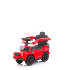 Chipolino Кола за яздене с дръжка и сенник Mercedes G350d Червена
