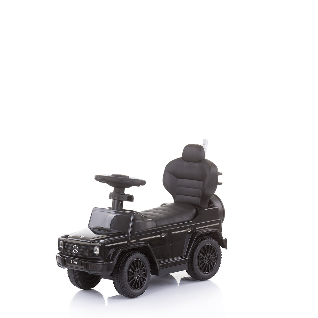 Chipolino Кола за яздене с дръжка и сенник Mercedes G350d Черна