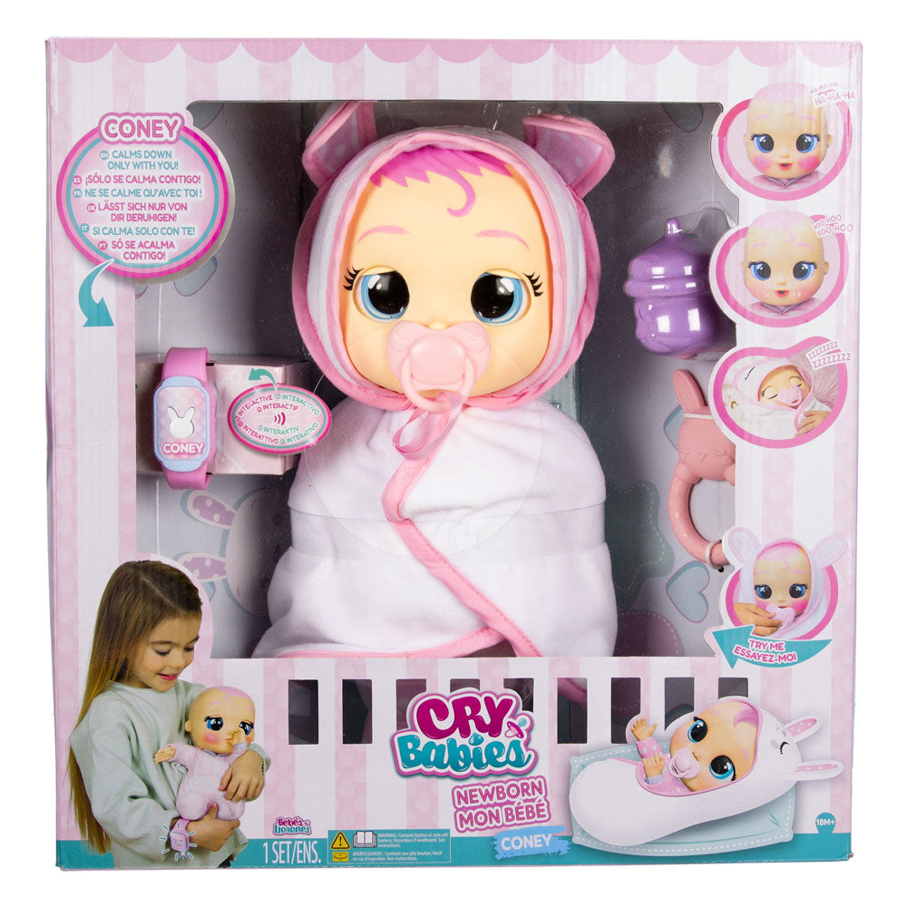 IMC Кукла CRYBABIES Новородено бебе Coney