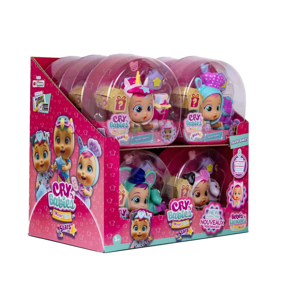 IMC Мини кукла със сълзи CRYBABIES MAGIC TEARS Бебе талант W2