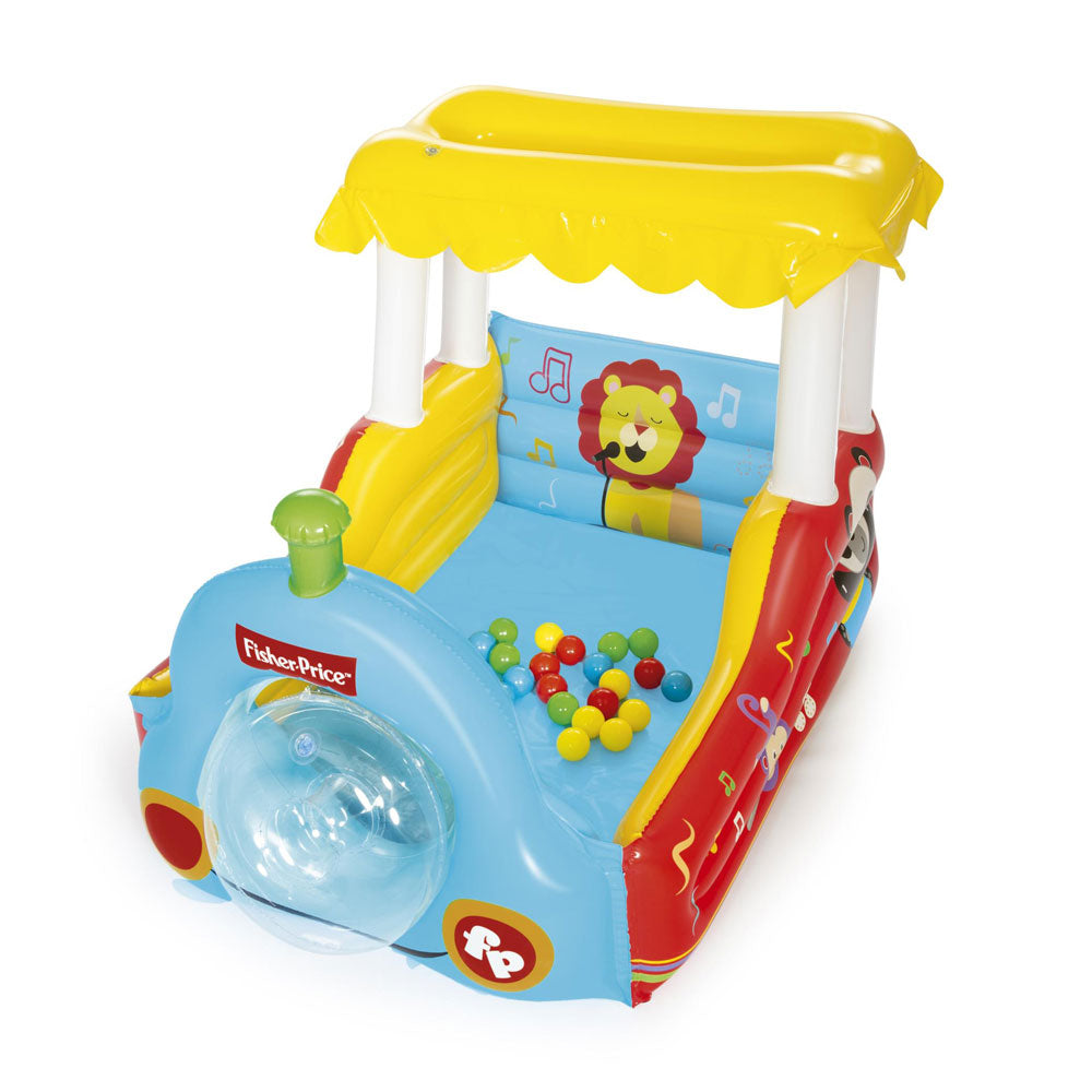 BESTWAY FISHER PRICE Надуваем влак с 25 топки 132x94x89 см.