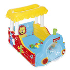 BESTWAY FISHER PRICE Надуваем влак с 25 топки 132x94x89 см.