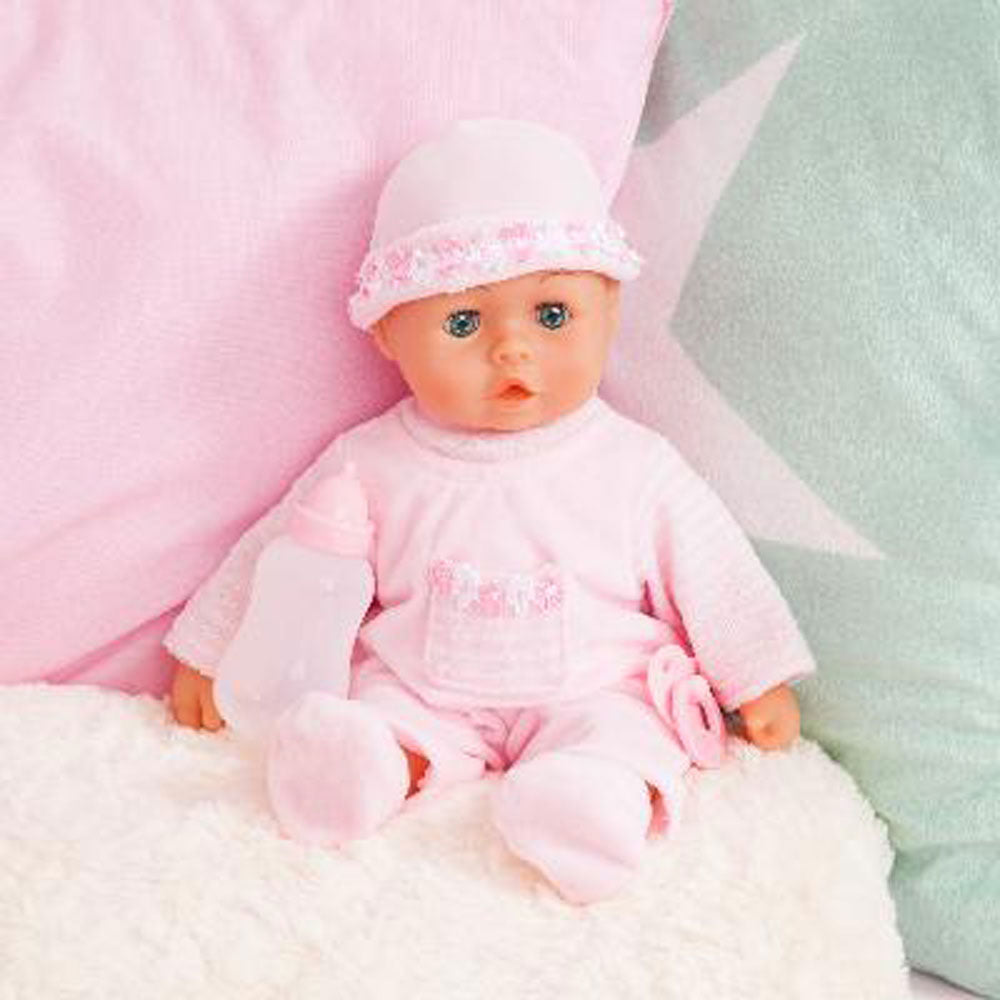 BAYER Кукла Baby Моите Първи Думи 38см. Рокля с Джобче