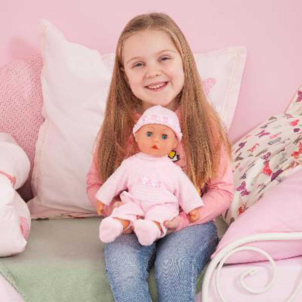 BAYER Кукла Baby Моите Първи Думи 38см. Рокля с Джобче