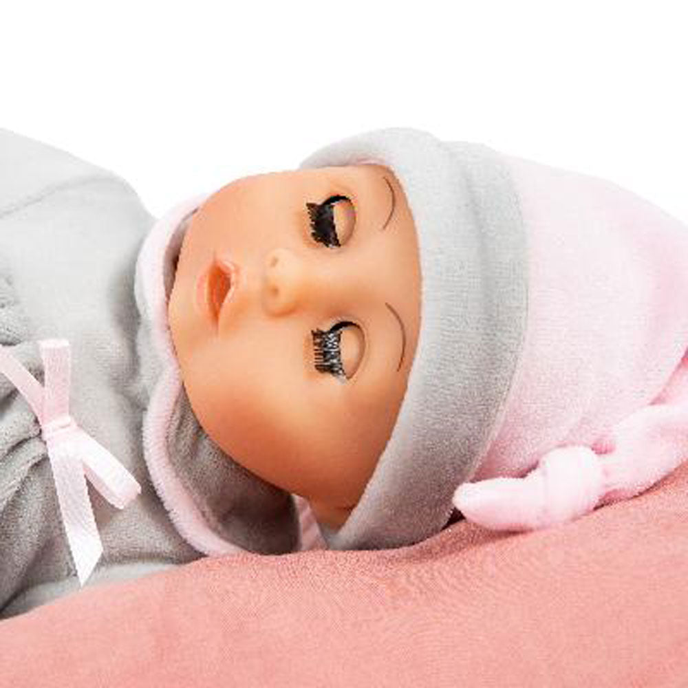 BAYER Кукла Baby Моите Първи Думи 38см. Рокля с Охлювче