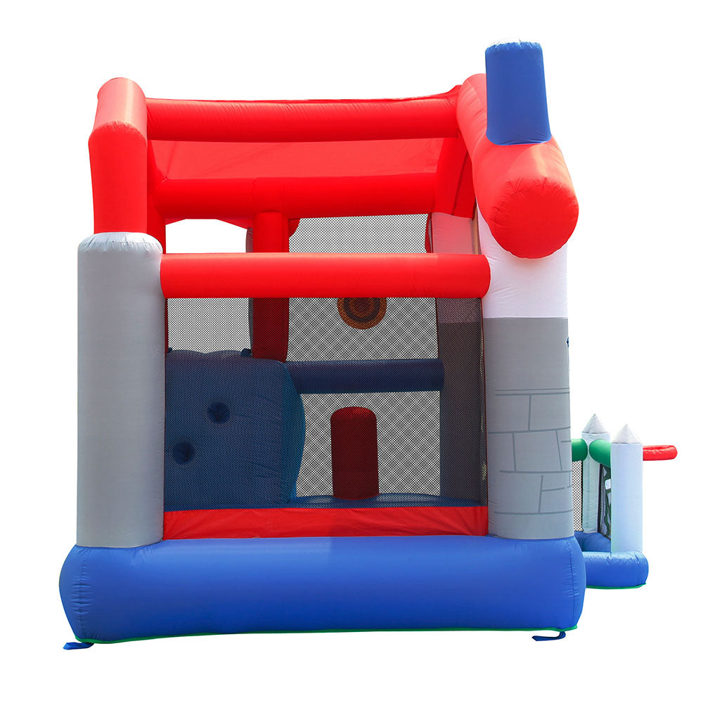 HAPPY HOP Игрален център къща с пързалка и топки 455x330x265
