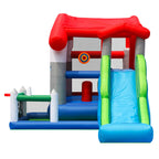 HAPPY HOP Игрален център къща с пързалка и топки 455x330x265