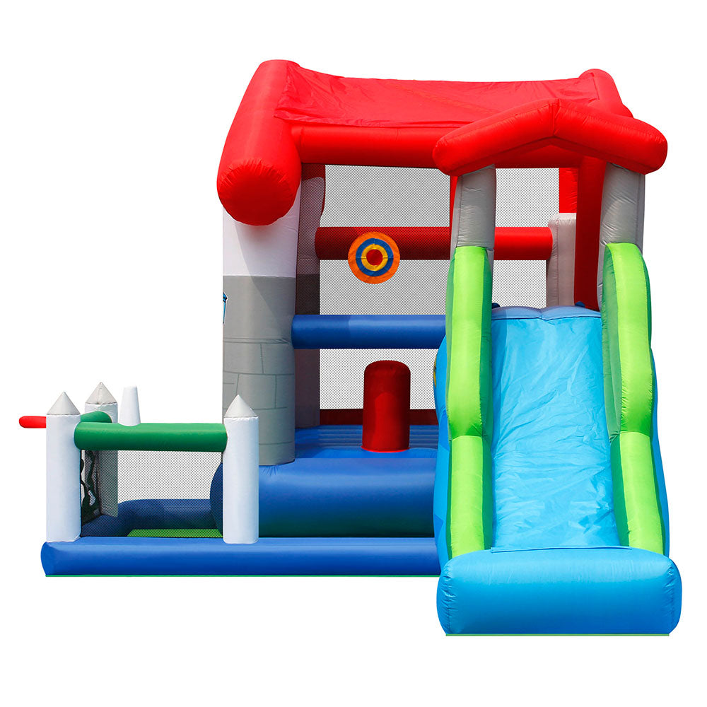 HAPPY HOP Игрален център къща с пързалка и топки 455x330x265