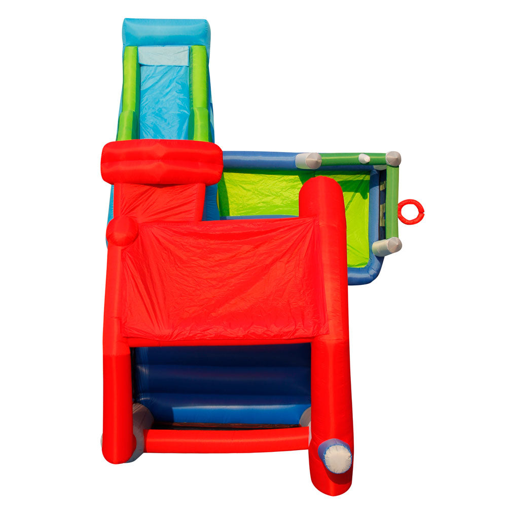 HAPPY HOP Игрален център къща с пързалка и топки 455x330x265