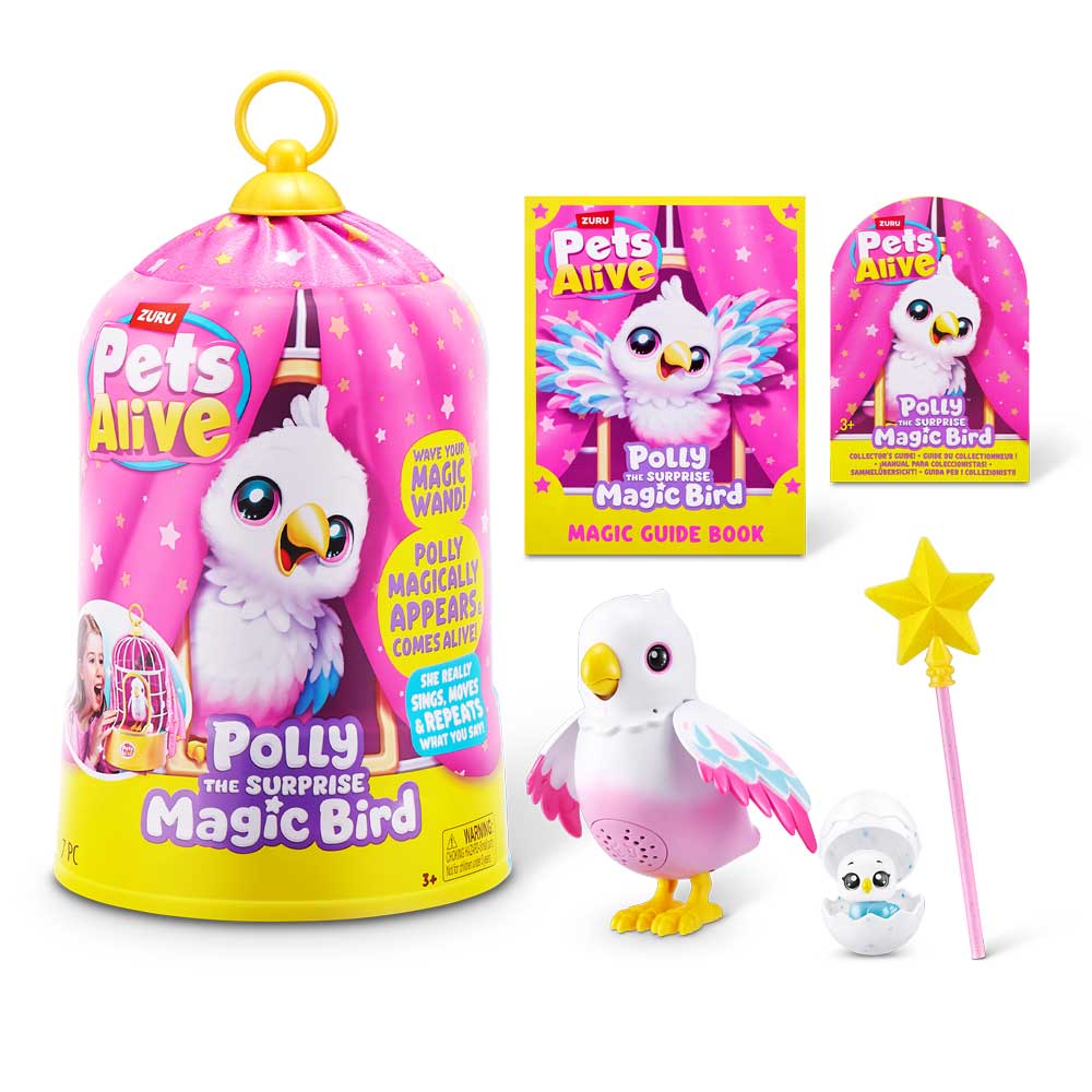 PETS ALIVE Интерактивно папагалче ПОЛИ