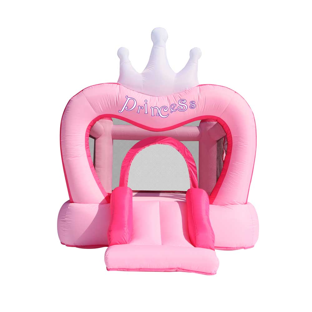 HAPPY HOP Батут замък Princess с пързалка 285x210x220