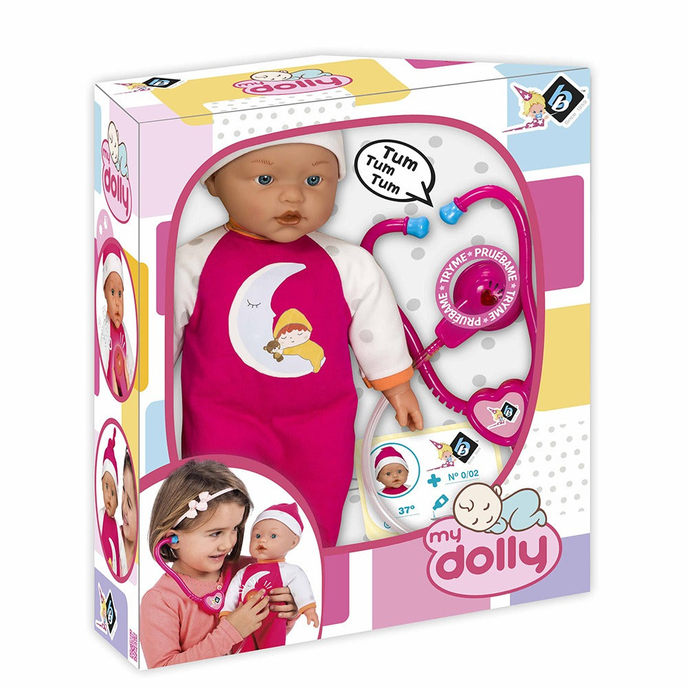LT Кукла My Dolly 37 см. с Лекарски Принадлежности
