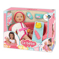LT Кукла Le Bebe 40 см. с халат и вана 40 см.