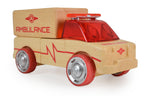 Automoblox Дървени коли Mini 3-Pack rescue vehicles 53106