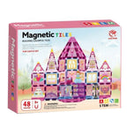 Magnetic Tiles Магнитен Конструктор Замък 48ч.