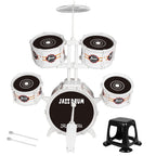 Jazz Drums 4 Барабана със Стол
