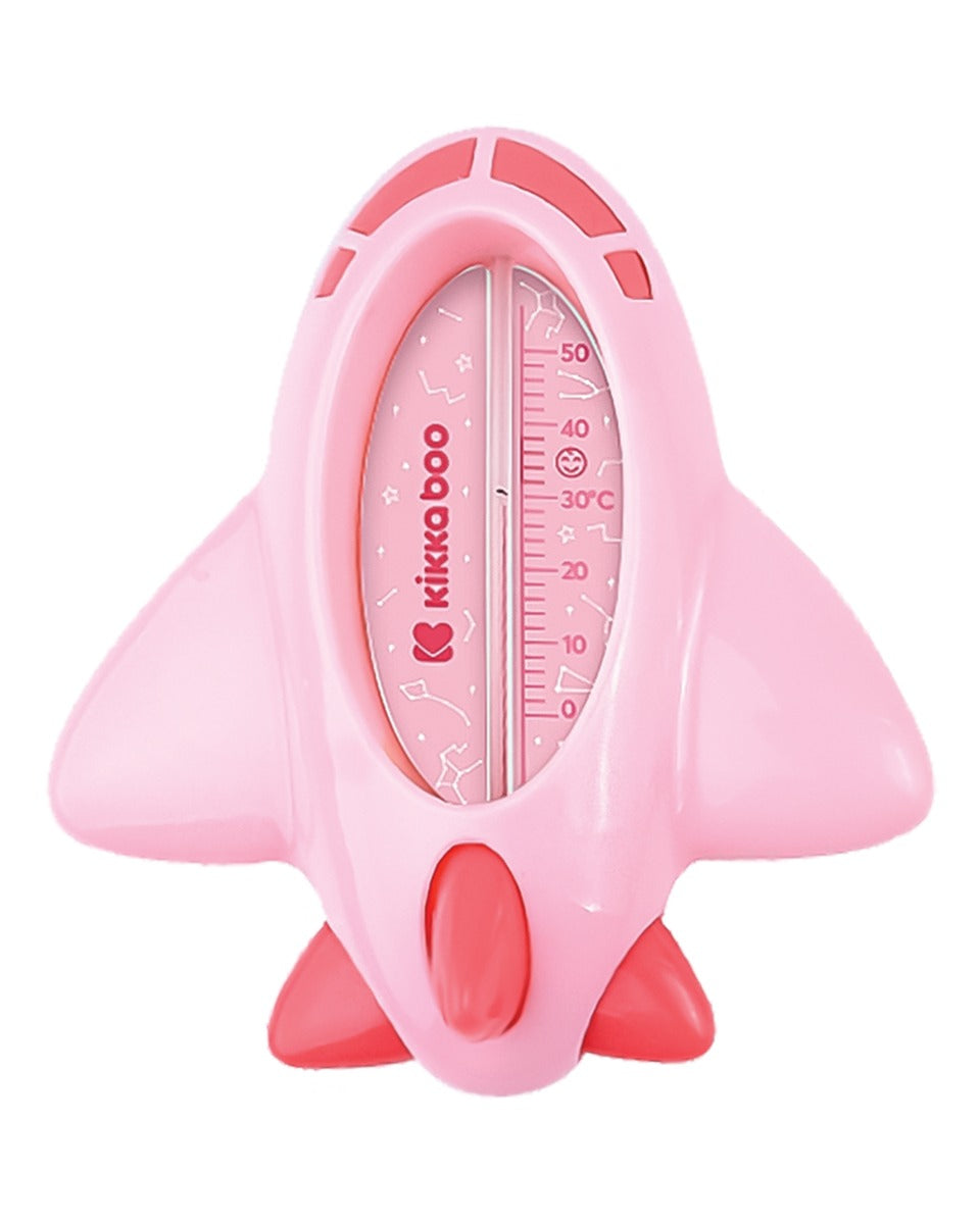 KikkaBoo Термометър за вода Plane Pink