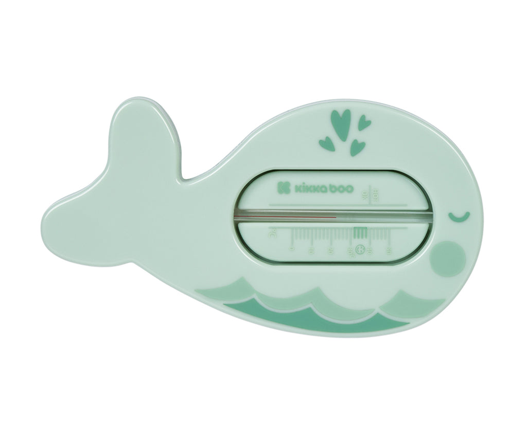 KikkaBoo Термометър за вода Whale Mint