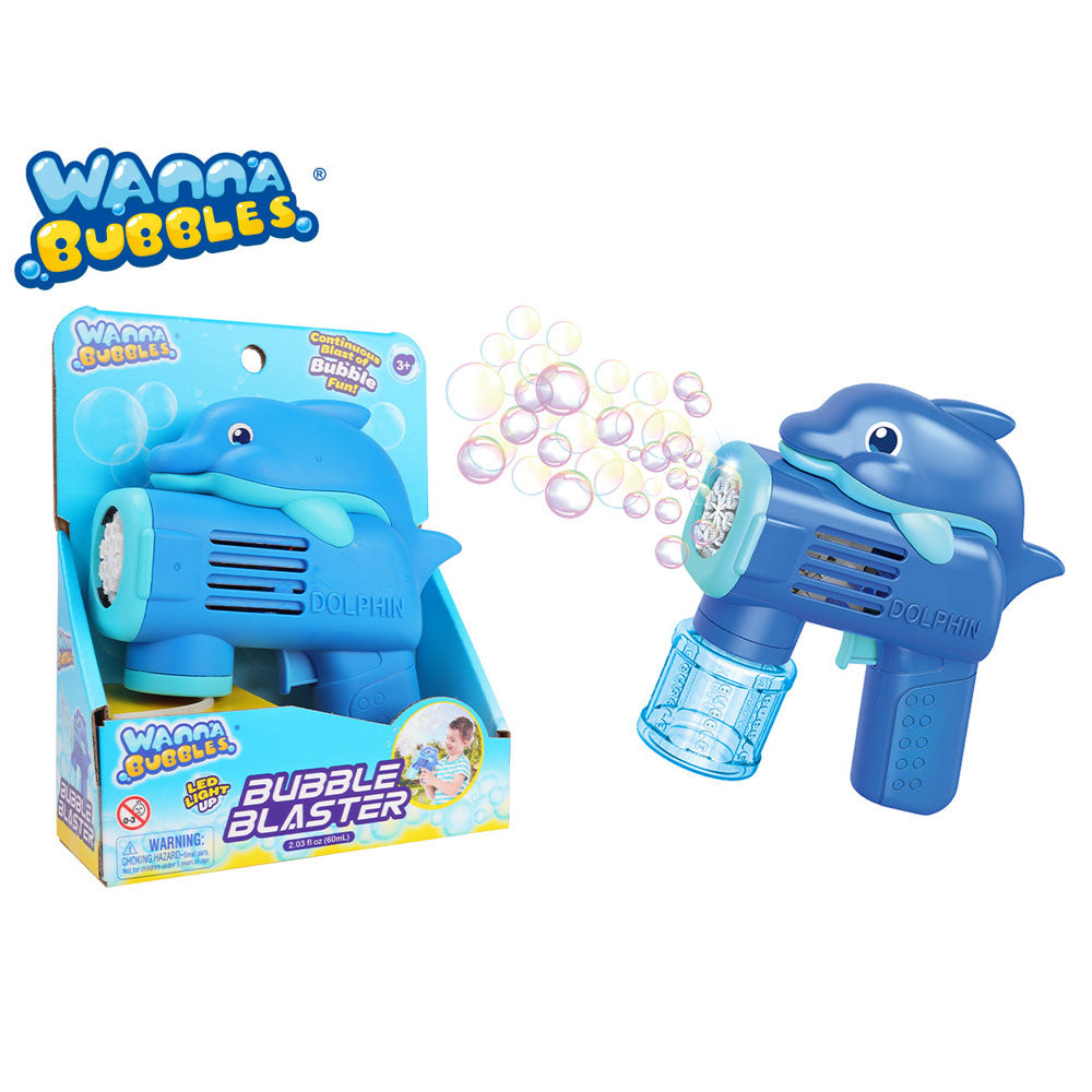 WANNA BUBBLES Бластер делфин за сапунени балони