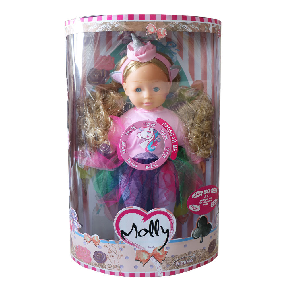 MOLLY BALLERINA Кукла 40 см. с 50 фрази на български език