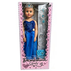 BAMBOLINA Candy Кукла 70см. с Бижута и Чанта