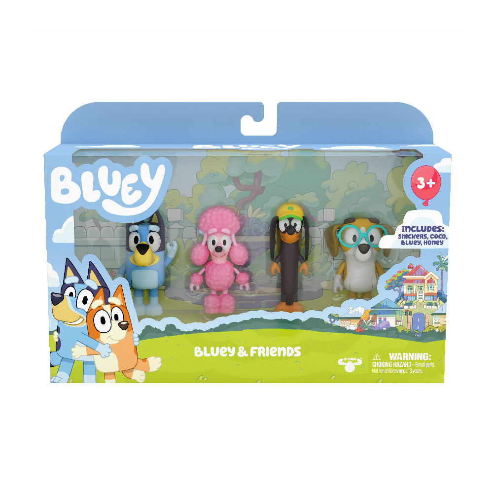 BLUEY Приятели 4 фигури