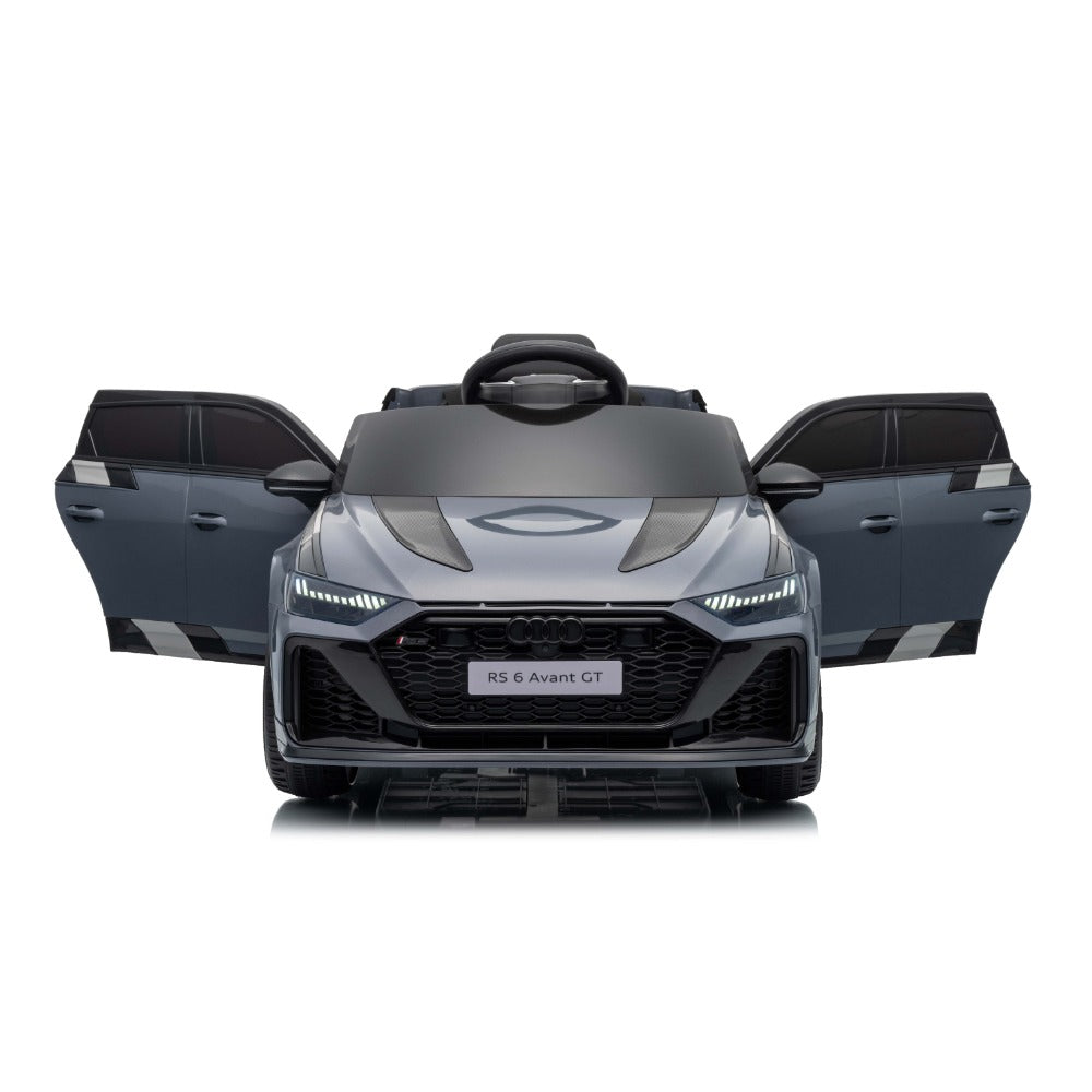 OCIE Кола Акумулаторна 12V AUDI RS 6 AVANT GT с родителски контрол 112x61x47 Сива