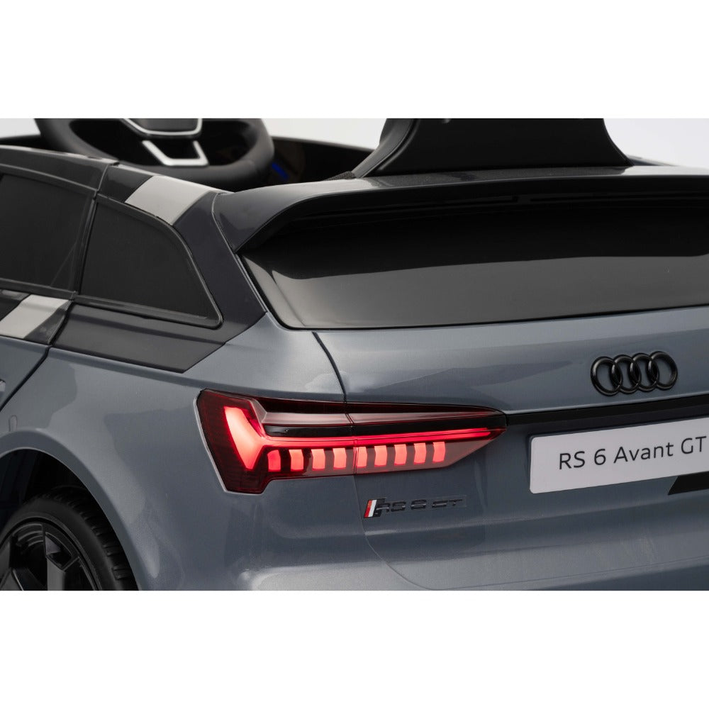 OCIE Кола Акумулаторна 12V AUDI RS 6 AVANT GT с родителски контрол 112x61x47 Сива