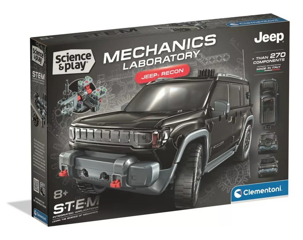 CLEMENTONI MECHANICS LABORATORY Конструктор Jeep Recon 270ч.